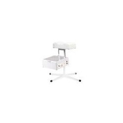 Support repose-pieds pour pédicure avec coussin