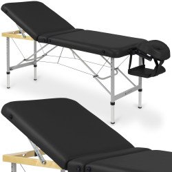 Table de massage AERO PLUS ALU 60 | Dossier inclinable & structure aluminium – Habys