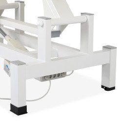 Table de massage électrique Fortis 1 avec télécommande manuelle, appui-tête et tablette bras – Habys