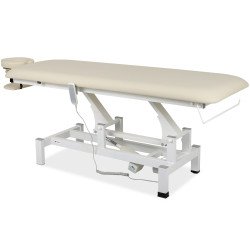 Table de massage électrique Fortis 1 avec télécommande manuelle, appui-tête et tablette bras – Habys