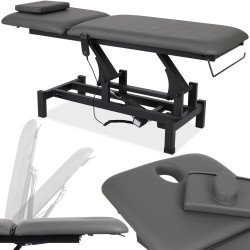 Table de massage électrique Fortis 2 avec coussin de tête – réglage par télécommande manuelle – Habys