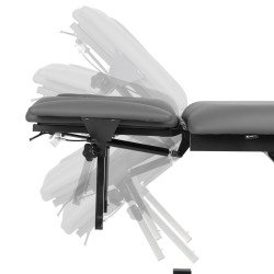 Table de massage électrique Fortis 4 ERGO – Hauteur réglable, accoudoirs ajustables, coussin facial – 200 kg max