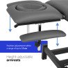 Table de massage électrique Fortis 4 ERGO – Hauteur réglable, accoudoirs ajustables, coussin facial – 200 kg max