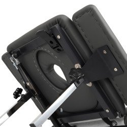 Table de massage électrique Fortis 5 ERGO – Coussin facial, accoudoirs réglables, roulettes – 200 kg