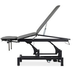 Table de massage électrique Fortis 5 ERGO – Coussin facial, accoudoirs réglables, roulettes – 200 kg