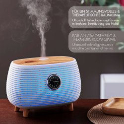 PROMED AL-400 CL – Diffuseur d’huiles essentielles avec LED – Diffusion ultrasonique 400 ml – Élégant & silencieux – Garantie 2