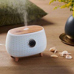 PROMED AL-400 CL – Diffuseur d’huiles essentielles avec LED – Diffusion ultrasonique 400 ml – Élégant & silencieux – Garantie 2