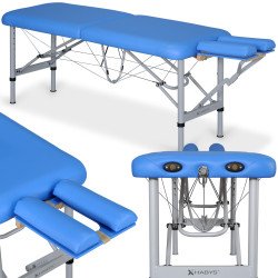 Table de massage Chiro Ultralux 19 – Aluminium – Compacte & légère – 50 cm – Vinyl Flex