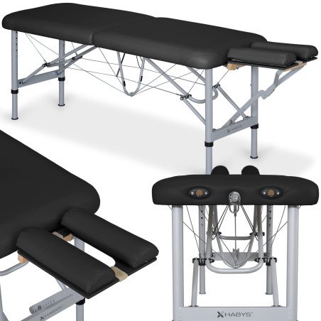 Table de massage Chiro Ultralux 19 – Aluminium – Compacte & légère – 50 cm – Vinyl Flex