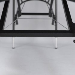 Table de massage Luna Light – Aluminium – Soft Touch – 60 cm – Légère et compacte