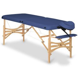 Table de massage Panda Bois clair 70 – Vinyl Flex – 70 cm – Pieds bois – Habys