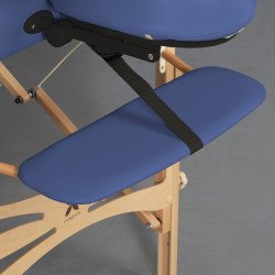 Table de massage Panda Bois clair 70 – Vinyl Flex – 70 cm – Pieds bois – Habys