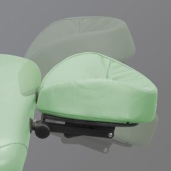 Table de massage Panda Bois clair 70 – Vinyl Flex – 70 cm – Pieds bois – Habys