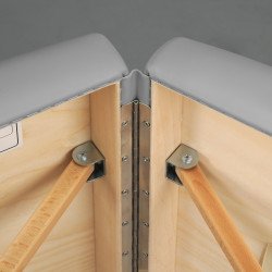 Table de massage Panda Bois clair 70 – Vinyl Flex – 70 cm – Pieds bois – Habys