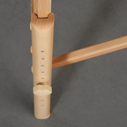 Table de massage Panda Bois clair 70 – Vinyl Flex – 70 cm – Pieds bois – Habys