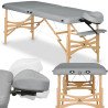 Table de massage Panda Bois clair 70 – Vinyl Flex – 70 cm – Pieds bois – Habys