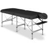 Table de massage Medmal Alu 60 – Aluminium – 60 cm – Vinyl Flex Noir – Habys