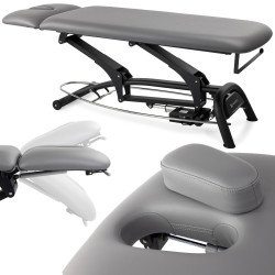 Table de massage stationnaire Agila 2 Touch Core – 68 cm – Gris – Habys