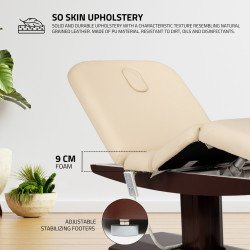 Libra 4 HEAT Stationary Massage Table – 74 cm – Beige – Habys