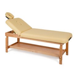 Canapé de massage en bois ALEXA Comfy Base K533 Beige – Confort et robustesse