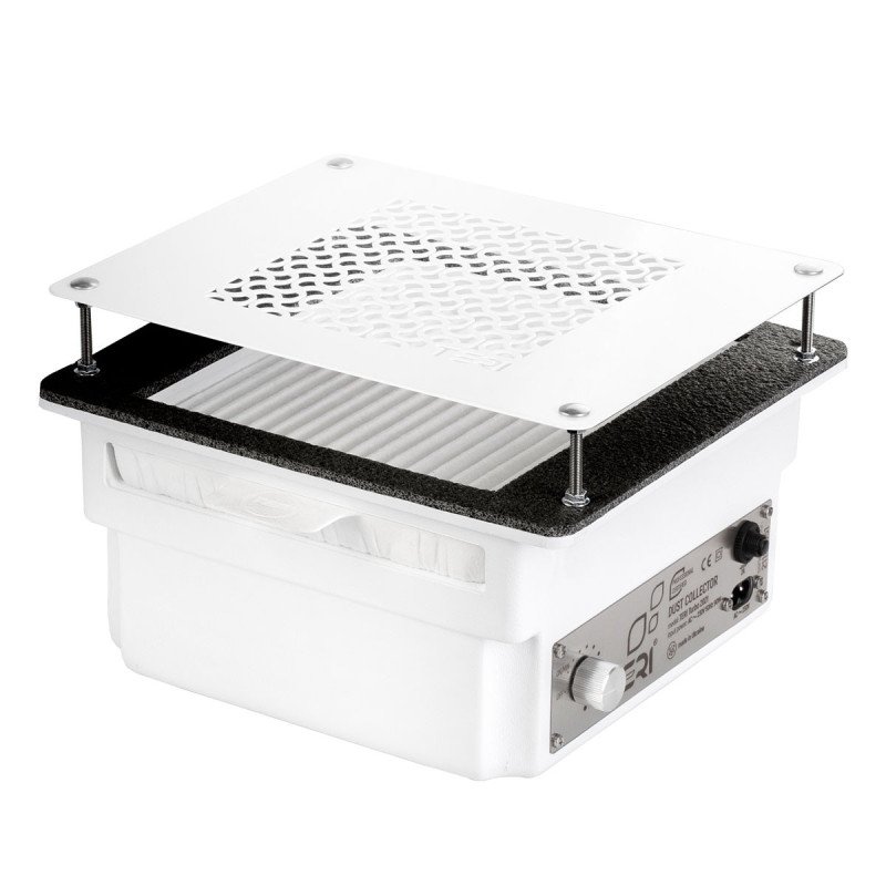 Collecteur de poussière intégré Teri Turbo Blanc – Aspirateur encastrable avec filtre HEPA